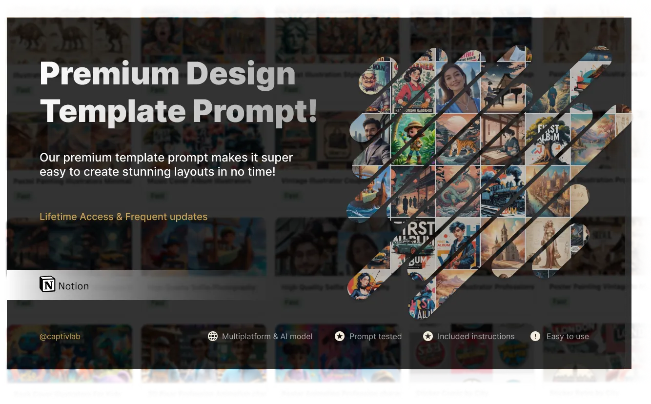 Premium AI Design Template Prompt