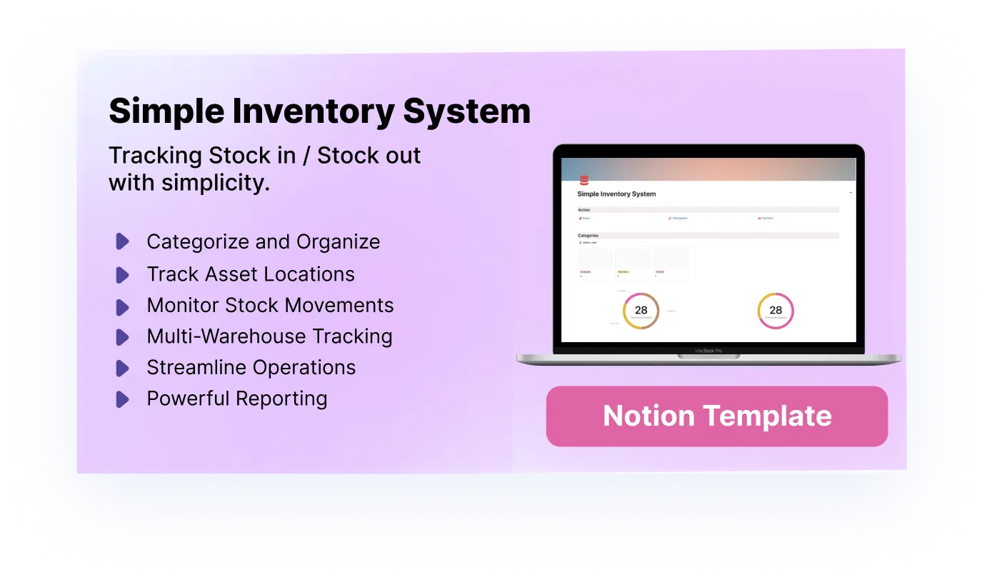 Inventory Management System (Notion)