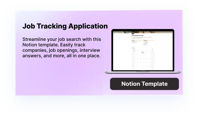 Job Tracking Application + Resources