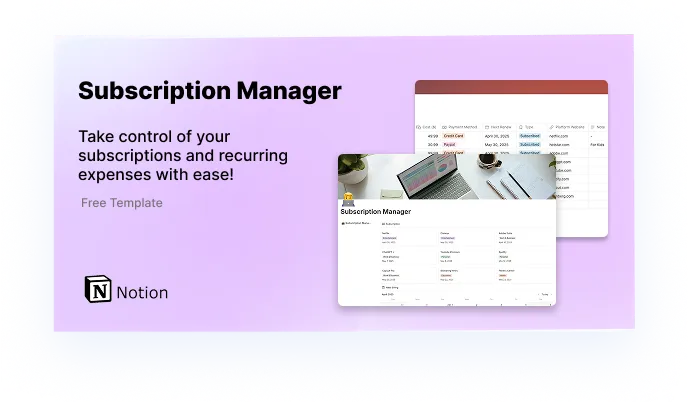 Subscription Manager (Tracker)